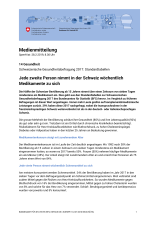 Jede zweite Person nimmt in der Schweiz wöchentlich Medikamente zu sich