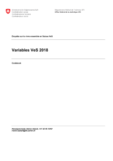 Questionnaire et Codebook 2018