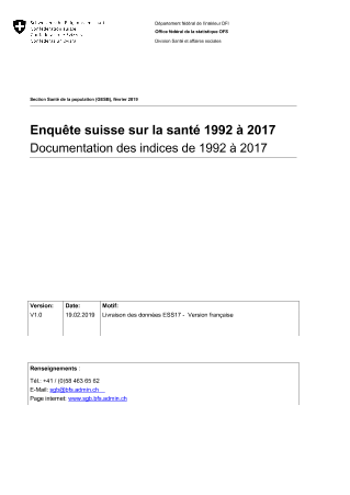 ESS Documentation indices, 1992-2017