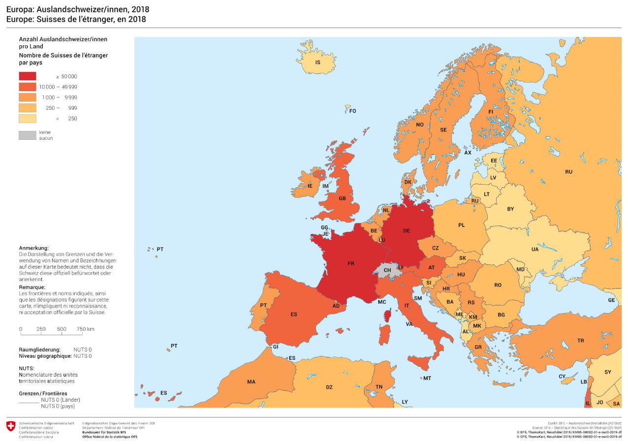 Europa: Auslandschweizer/innen