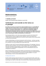 Verkehrskosten sind innerhalb von fünf Jahren um 4% gestiegen