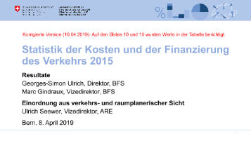 Medienkonferenz - Präsentation 2019