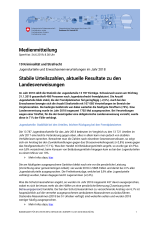 Stabile Urteilszahlen, aktuelle Resultate zu den Landesverweisungen