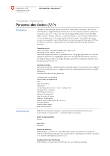 Personnel des écoles