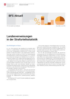 Landesverweisungen in der Strafurteilsstatistik