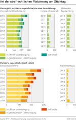 Art der strafrechtlichen Platzierung von Jugendlichen am Stichtag