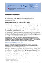 La Suisse découpée en 101 bassins d'emploi