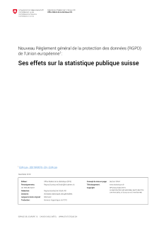 Nouveau Règlement général de la protection des données (RGPD) de l'Union européenne