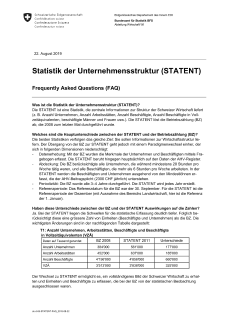 STATENT - Häufig gestellte Fragen (FAQ)