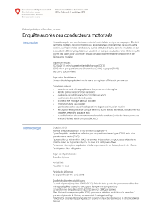Enquête auprès des conducteurs motorisés