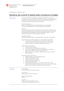Statistica dei controlli di polizia della circolazione stradale