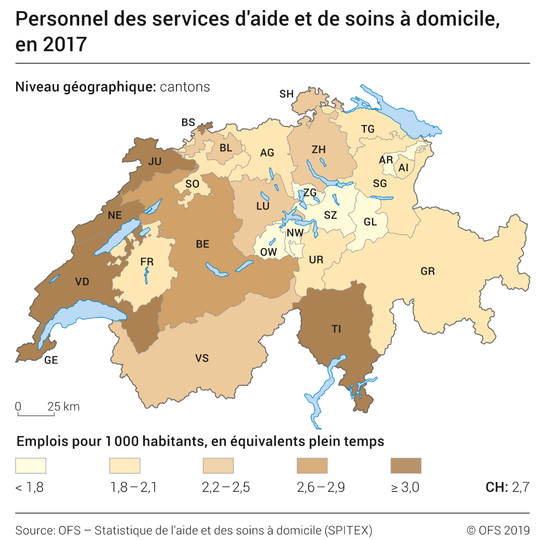 Personnel des services d'aide et de soins à domicile