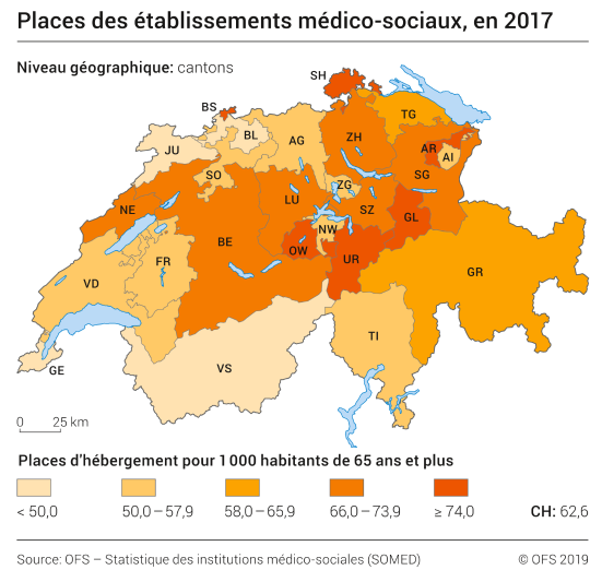 Places des établissements médico-sociaux