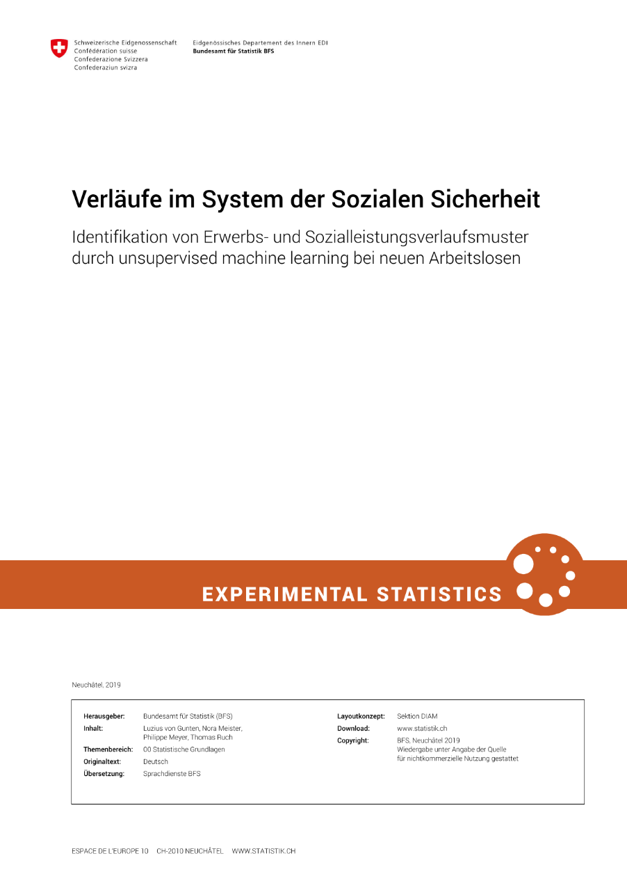 ML_SoSi: Verläufe im System der Sozialen Sicherheit