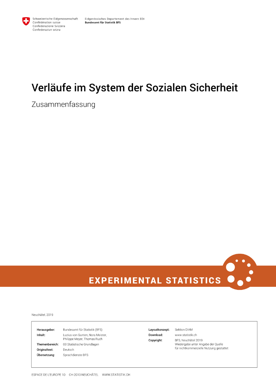 ML_SoSi: Verläufe im System der Sozialen Sicherheit
