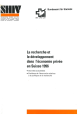 La recherche et le développement dans l'économie privée en Suisse 1996