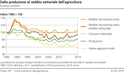 Dalla produzione al reddito settoriale dell'agricoltura - Indice